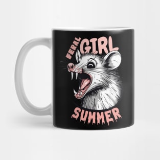 Fangs Out for Fun - Feral Girl Summer Mug